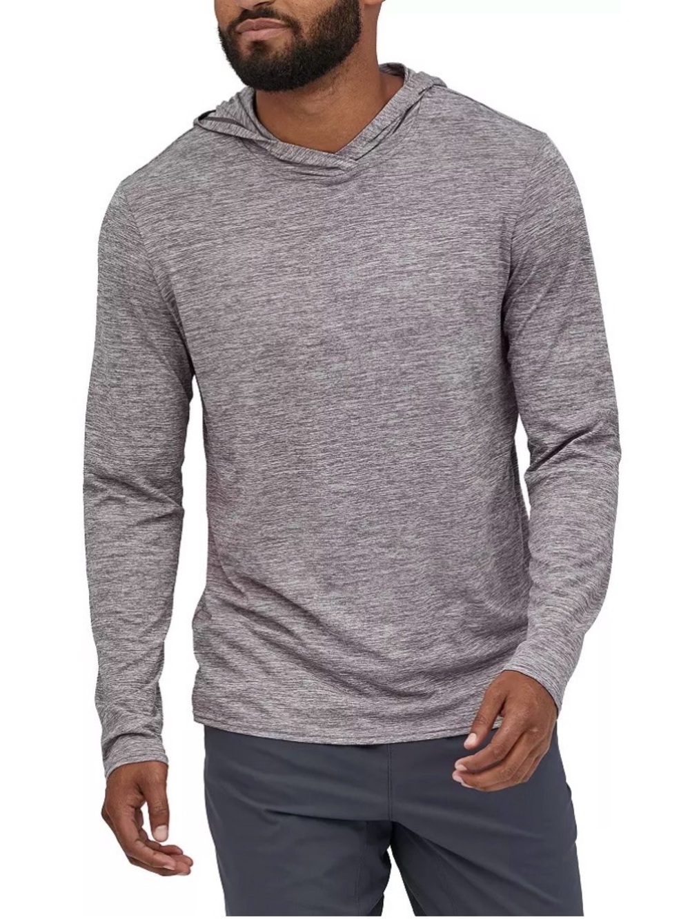 Patagonia Capilene Cool Daily Hoodie Heather Gray Long-Sleeve